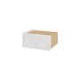 Onda Nightstand White Brown 1