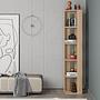 Nati Corner Shelf Oak Brown Look 2