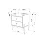 Malta Nachttisch Weiß 4