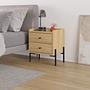 Malta Nightstand Oak Brown Look 0