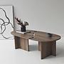 Missisipi Coffee Table Walnut Brown Look 4