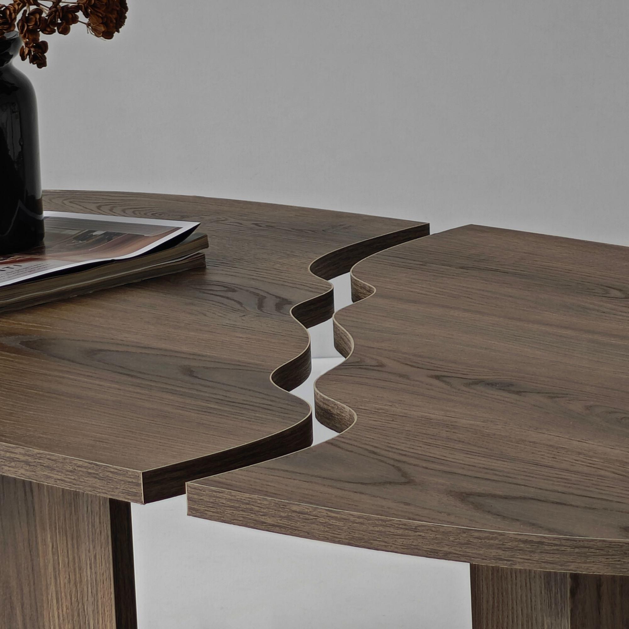 Missisipi Couchtisch Nussbaumbraun Optik 5
