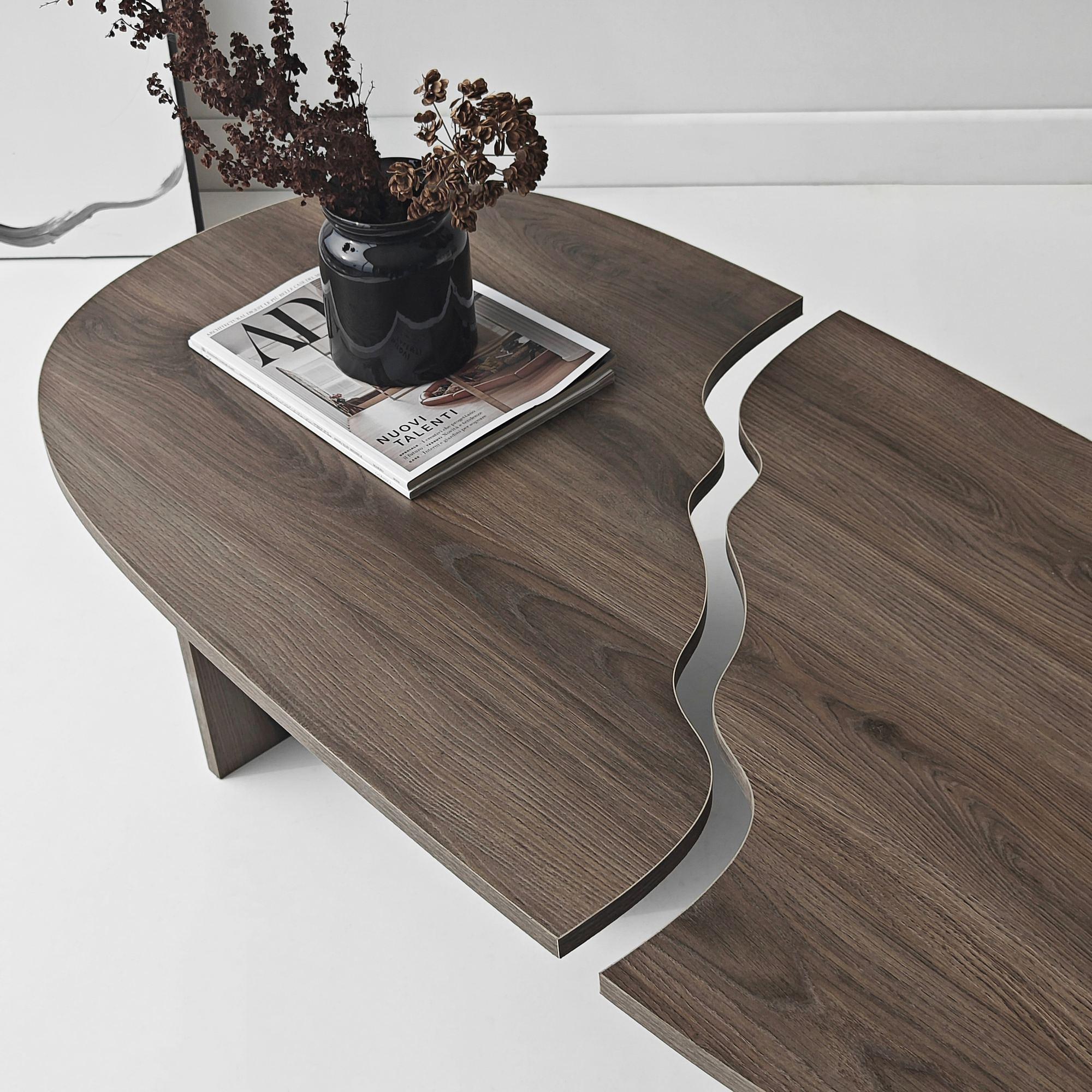 Missisipi Couchtisch Nussbaumbraun Optik 6