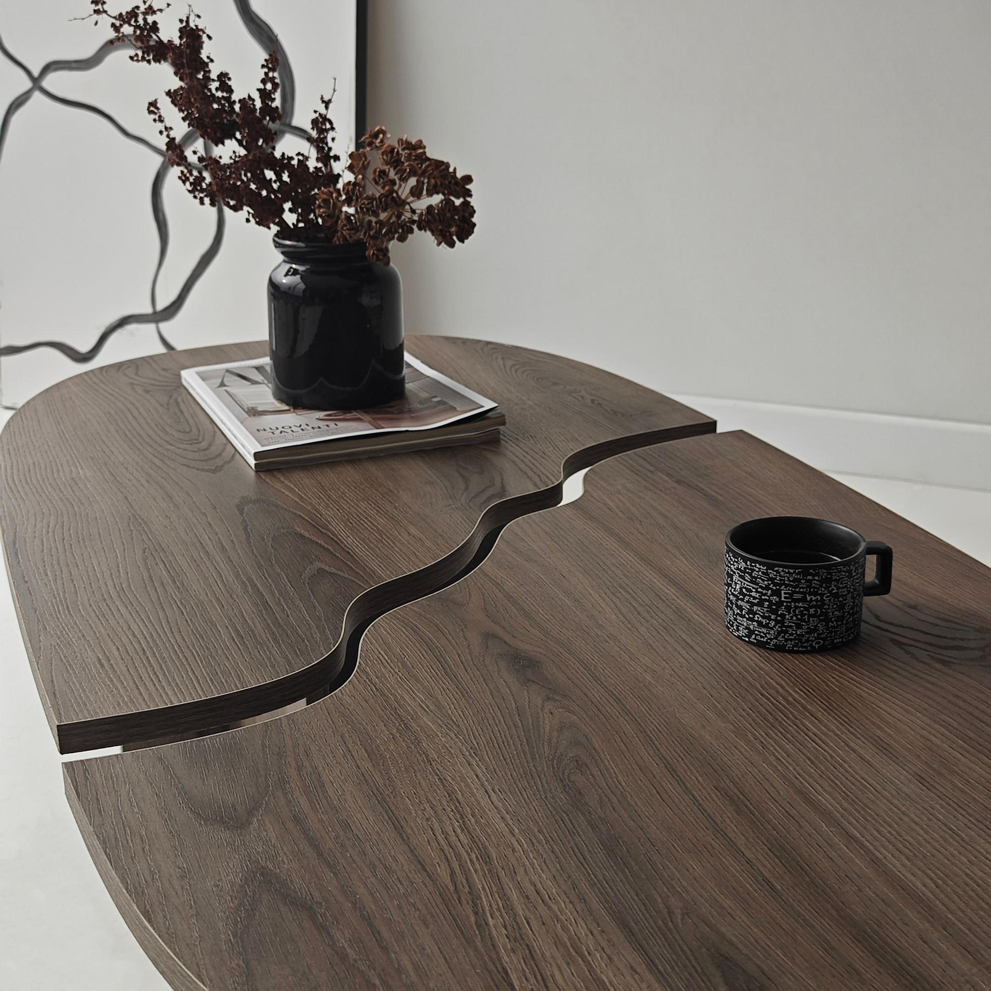 Missisipi Coffee Table Walnut Brown Look 7