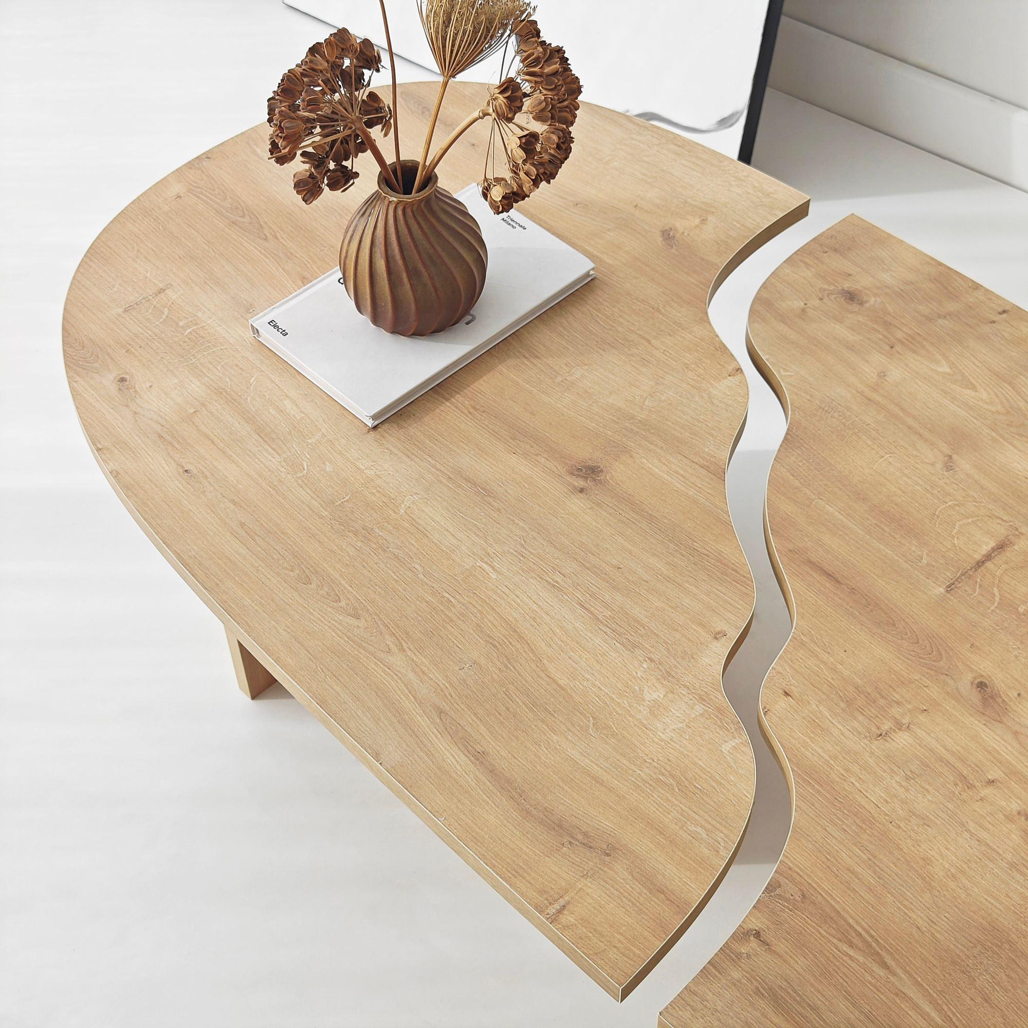 Missisipi Couchtisch Eichenbraun Optik 4