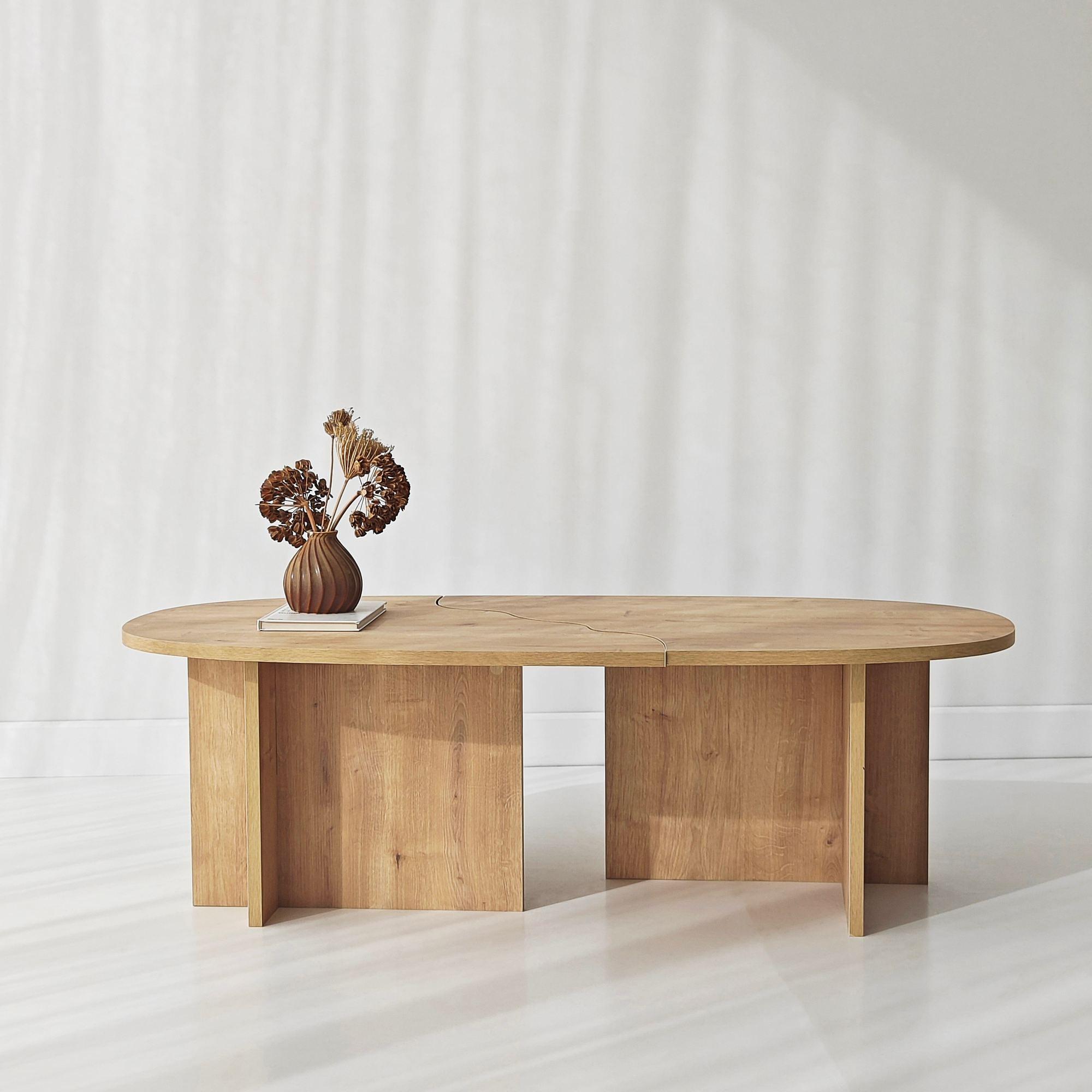 Missisipi Couchtisch Eichenbraun Optik 5