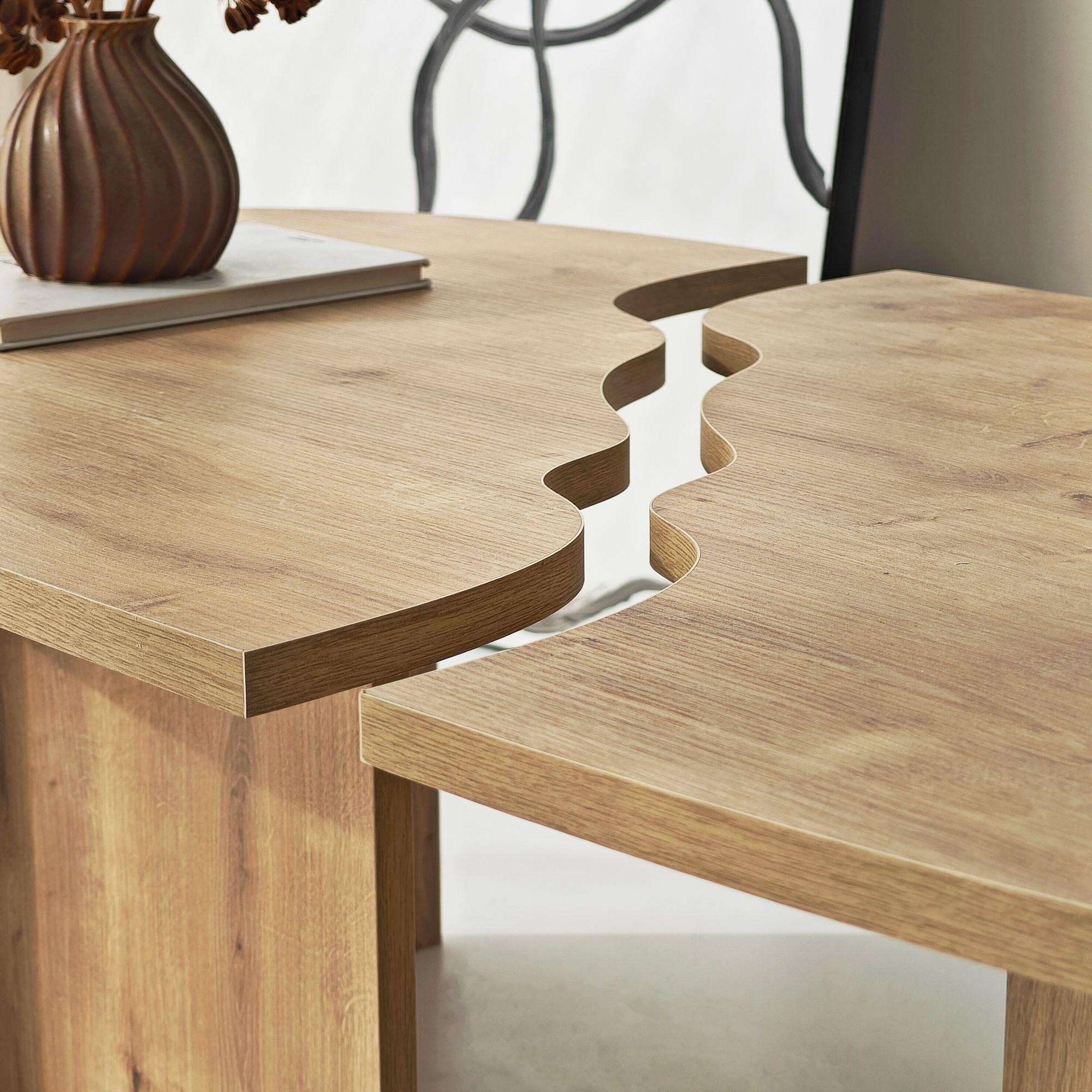 Missisipi Couchtisch Eichenbraun Optik 6