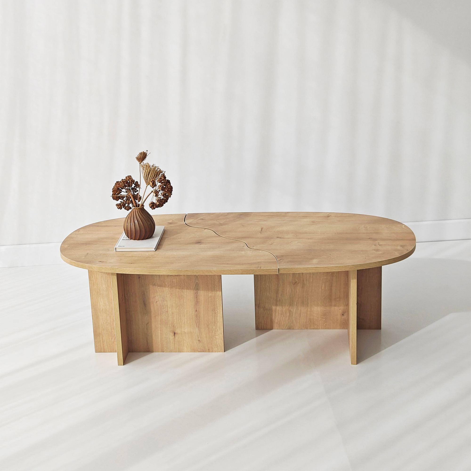 Missisipi Couchtisch Eichenbraun Optik 7