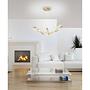 1-Flammig Melinda II LED-Pendelleuchte  Aluminium Acrylglas 2