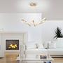 1-Flammig Melinda II LED-Pendelleuchte  Aluminium Acrylglas 3