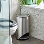 Arc Kosmetikeimer Edelstahl Silber 3