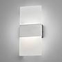 1-Flammig Foder LED-Wandleuchte Eisen Weiß Nickel 1