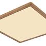 1-Flammig Sapana LED-Deckenleuchte Acrylglas Braun 3