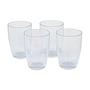 4x Glasses Transparent 0