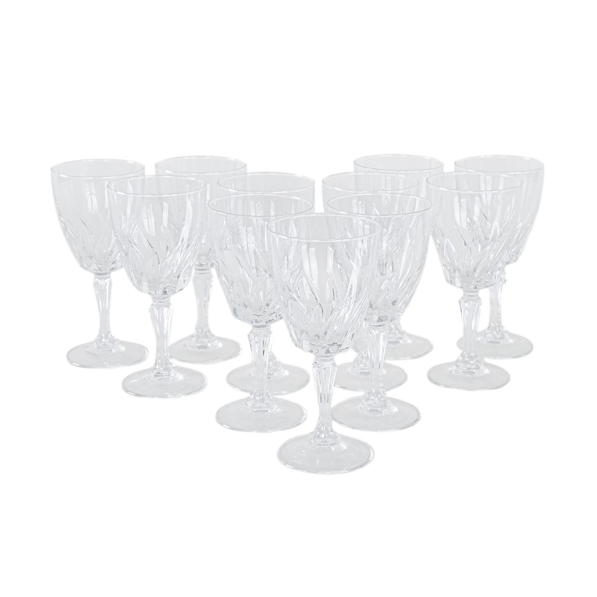 11x Crystal glasses Transparent 0