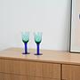 2x Colorful Glasses 1