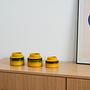 3x Keramikvasen Gelb 1