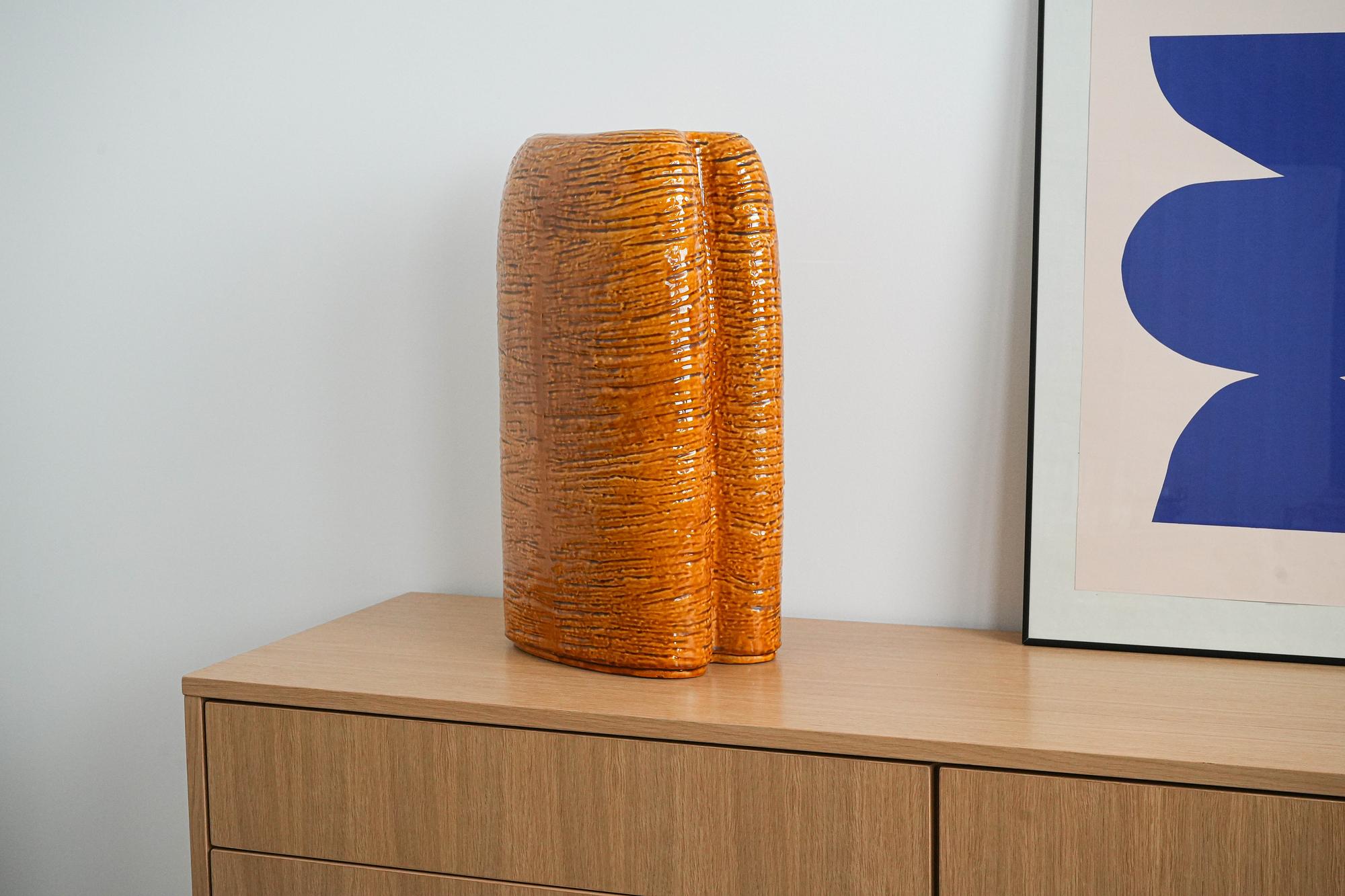 Ceramic vase Brown 1