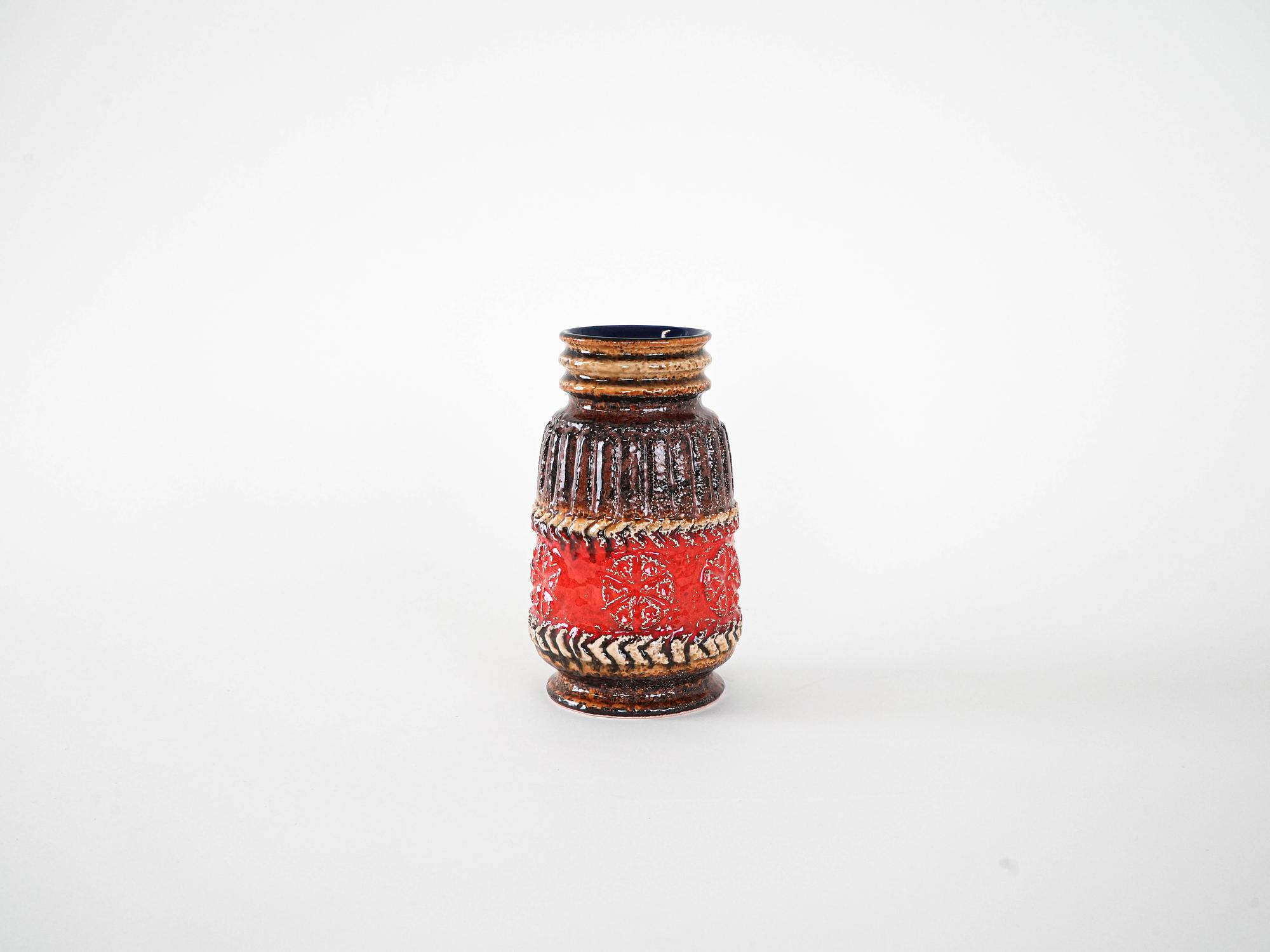 Keramikvase Rot 3