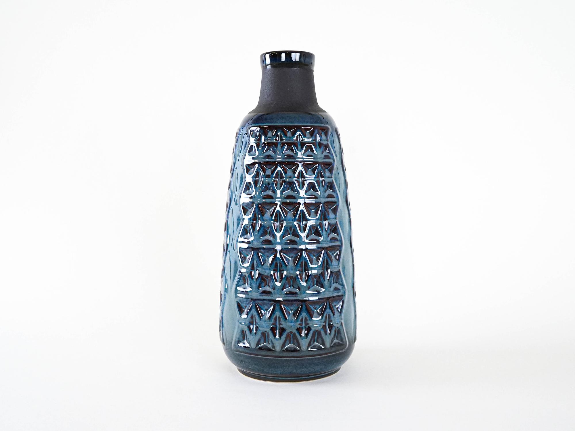 Keramikvase Blau 3