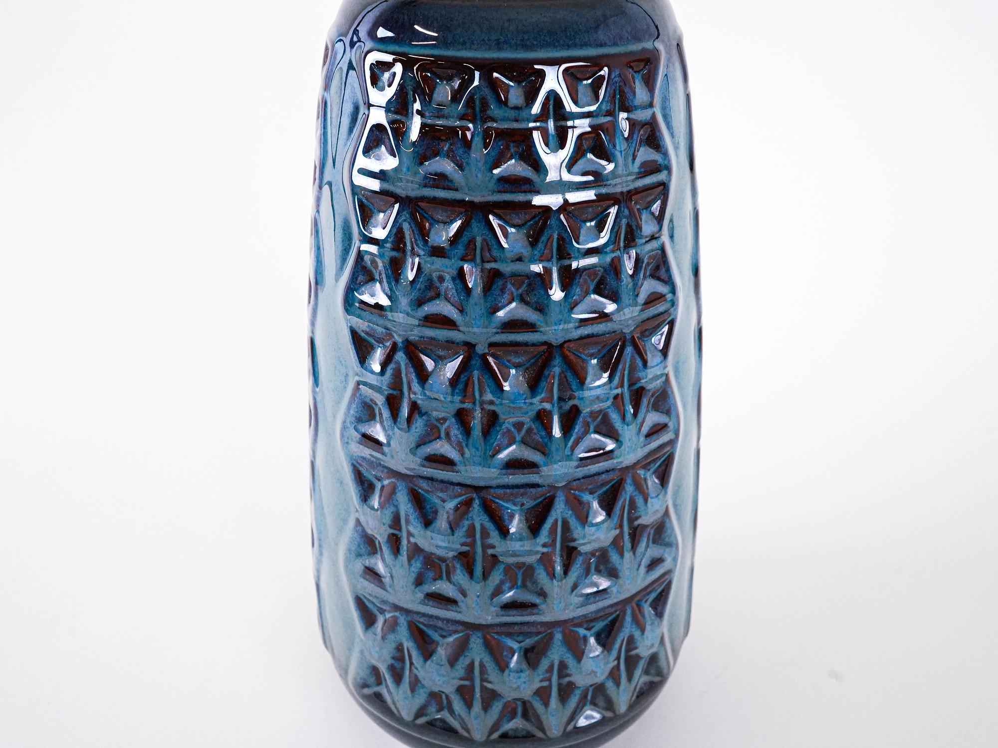 Keramikvase Blau 5