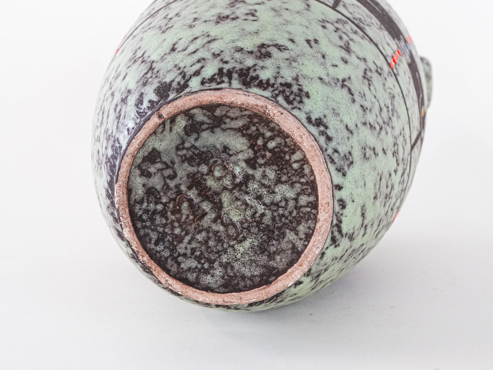 Keramikvase Grün 5