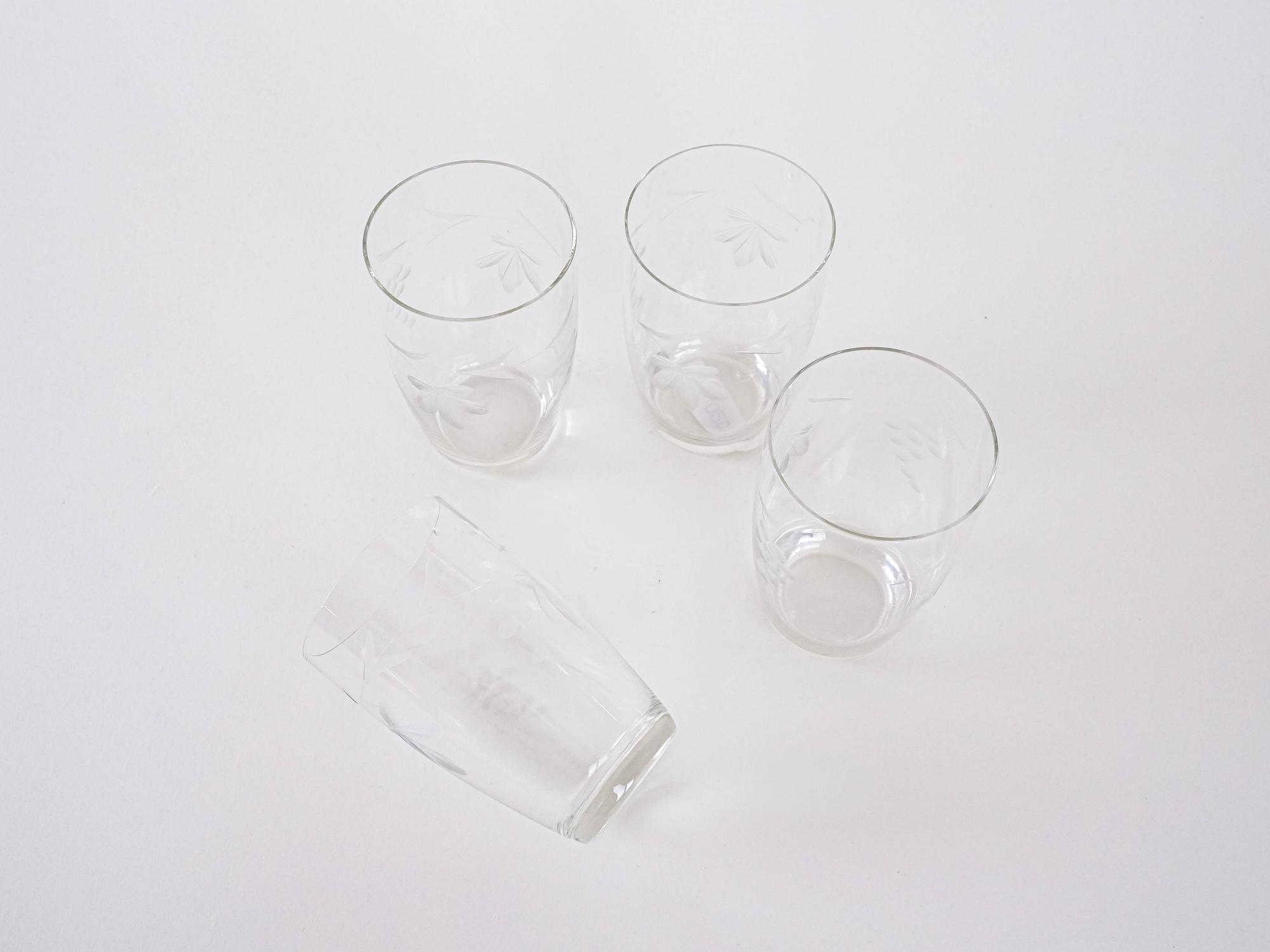 4x Gläser Transparent 5