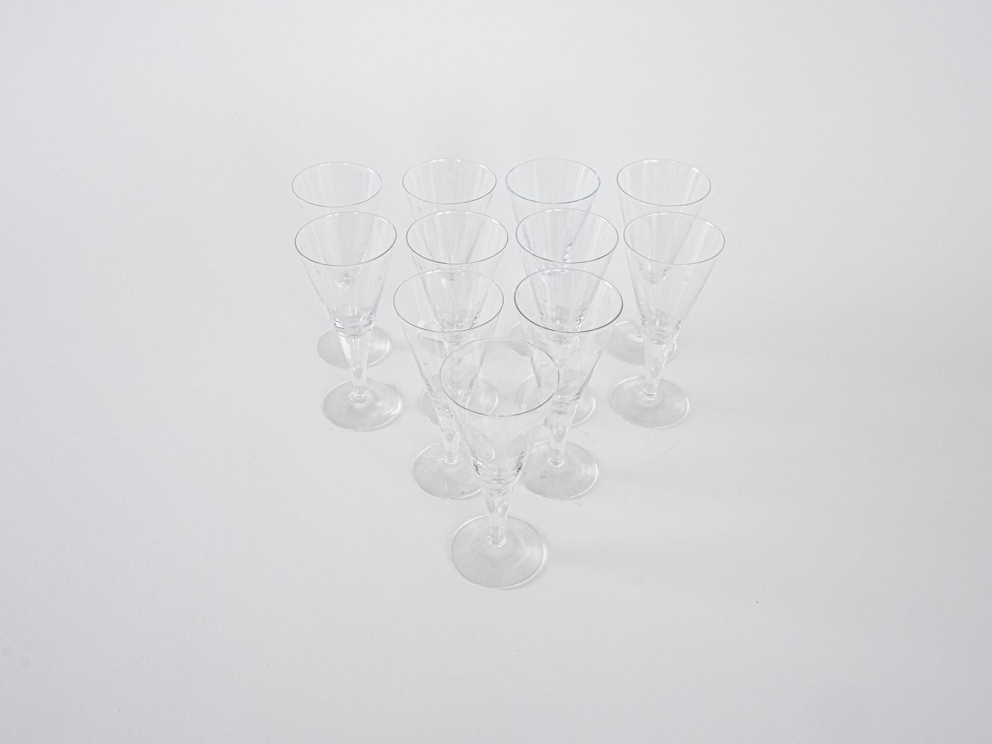 Crystal glasses 11x Transparent 4