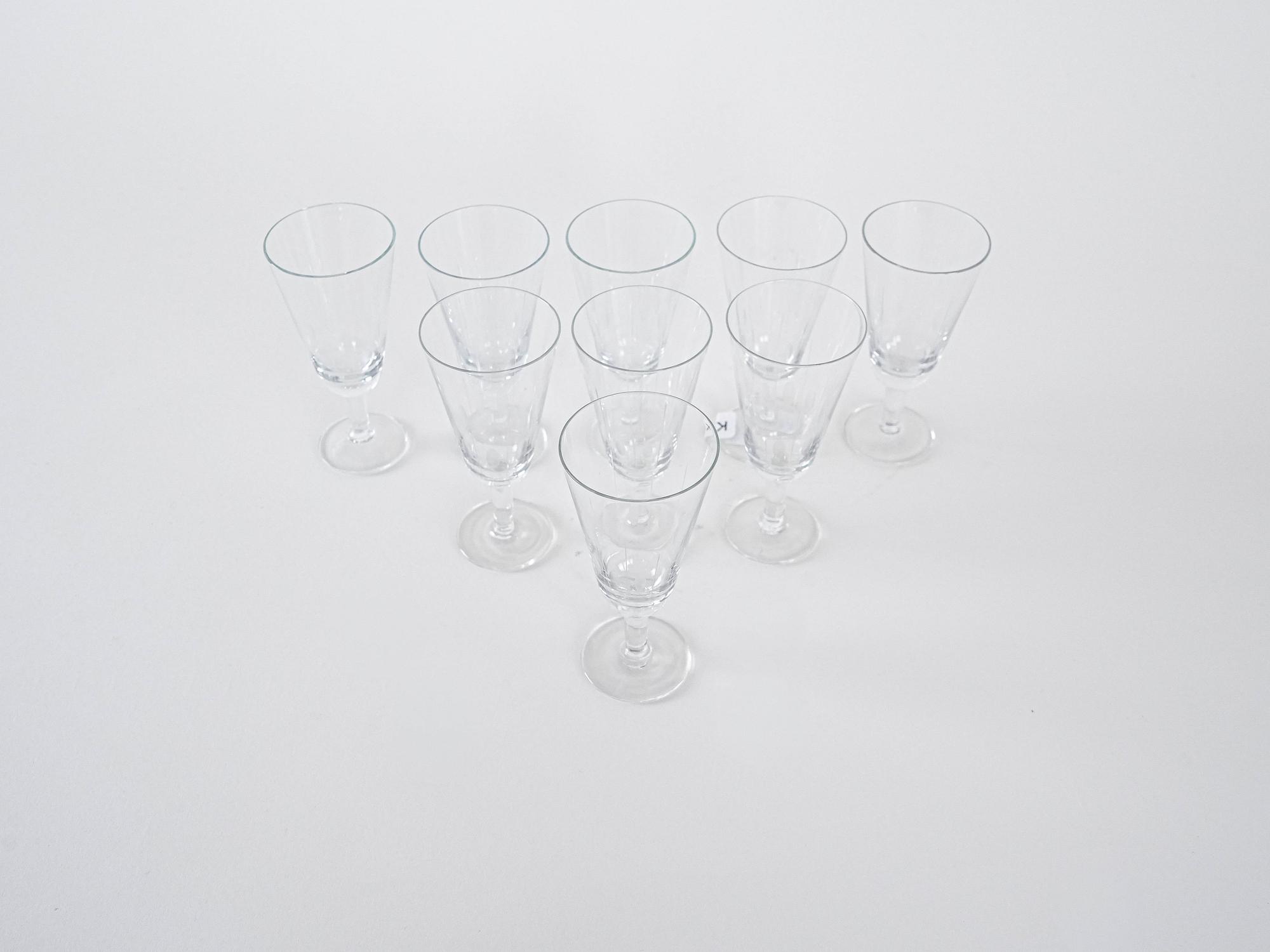 9x Kristallgläser Transparent 4