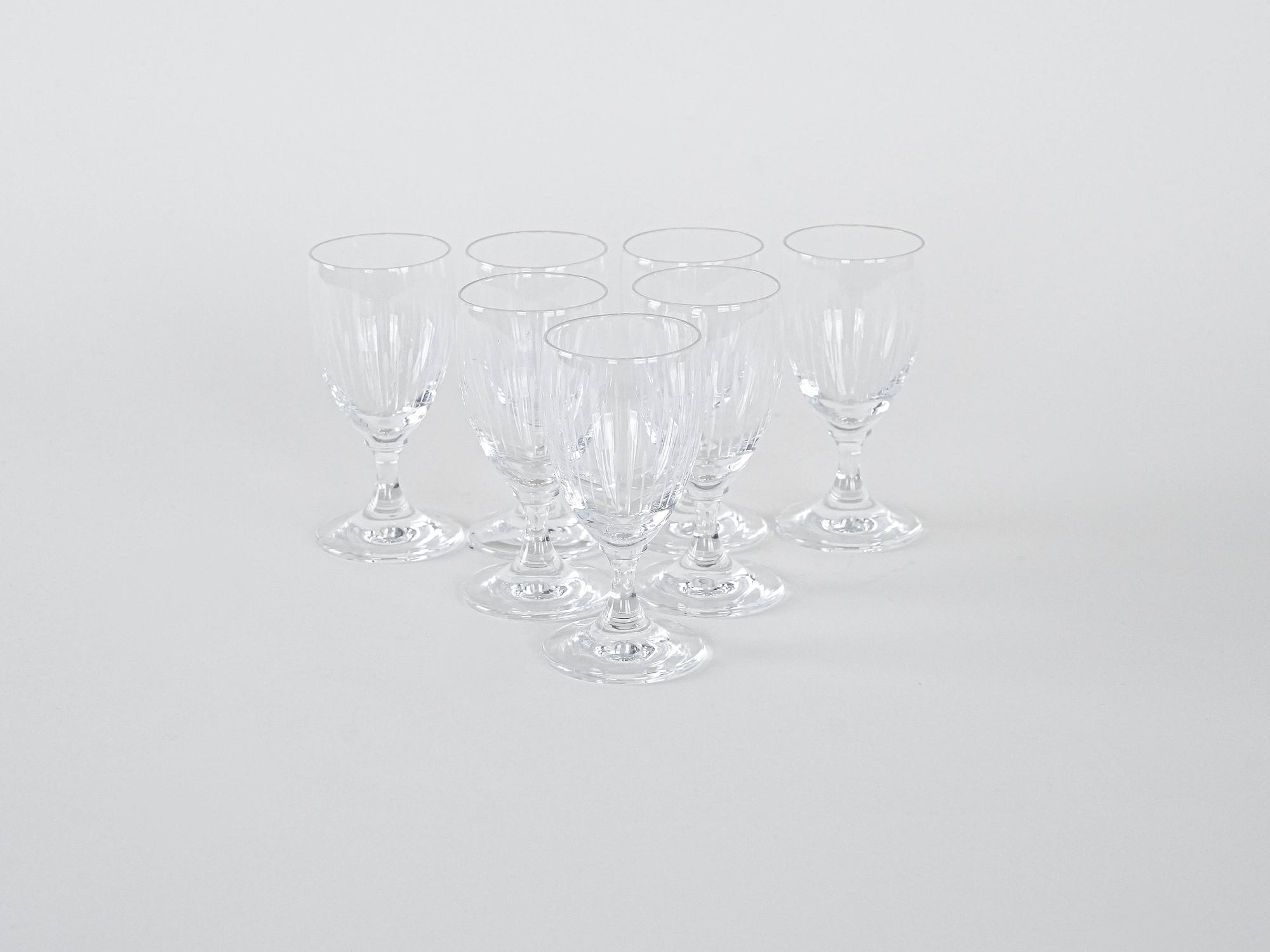 7x Kristallgläser Transparent 3