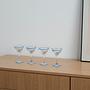 4x Martinigläser Blau 1
