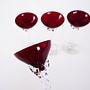4x Glasses Ruby Red 5