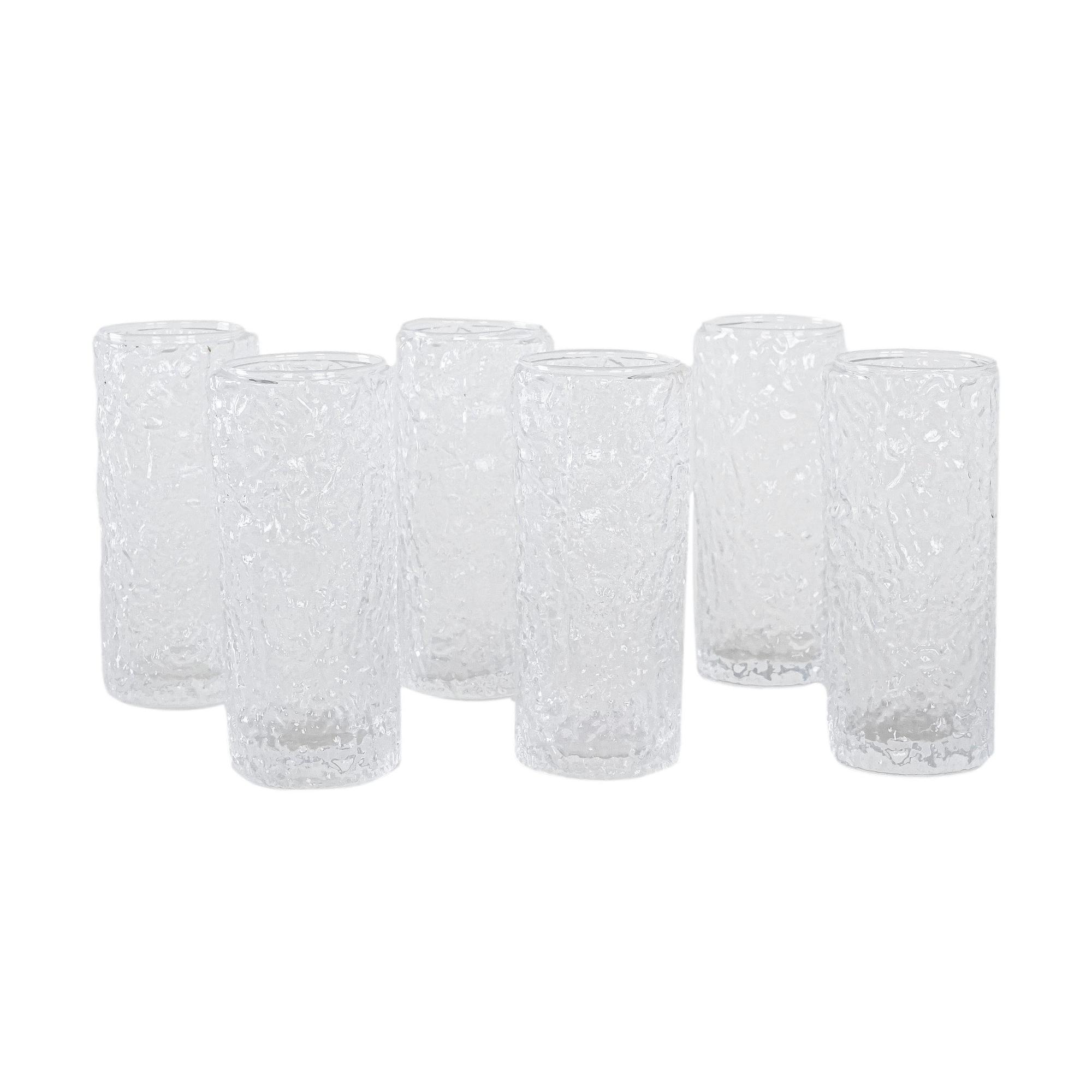 Glasses set of 6 1970s 0