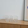 Glasses set of 6 1970s 1
