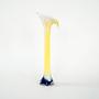 Vase Murano Glass Yellow 1970s 2