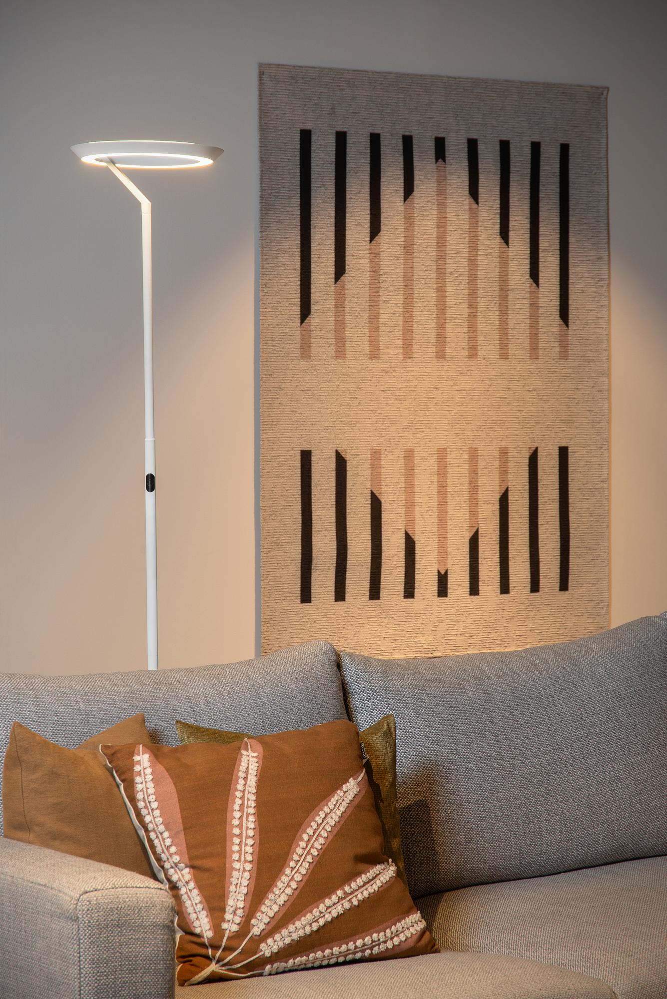 Floor Lamp Celeste Iron White 2