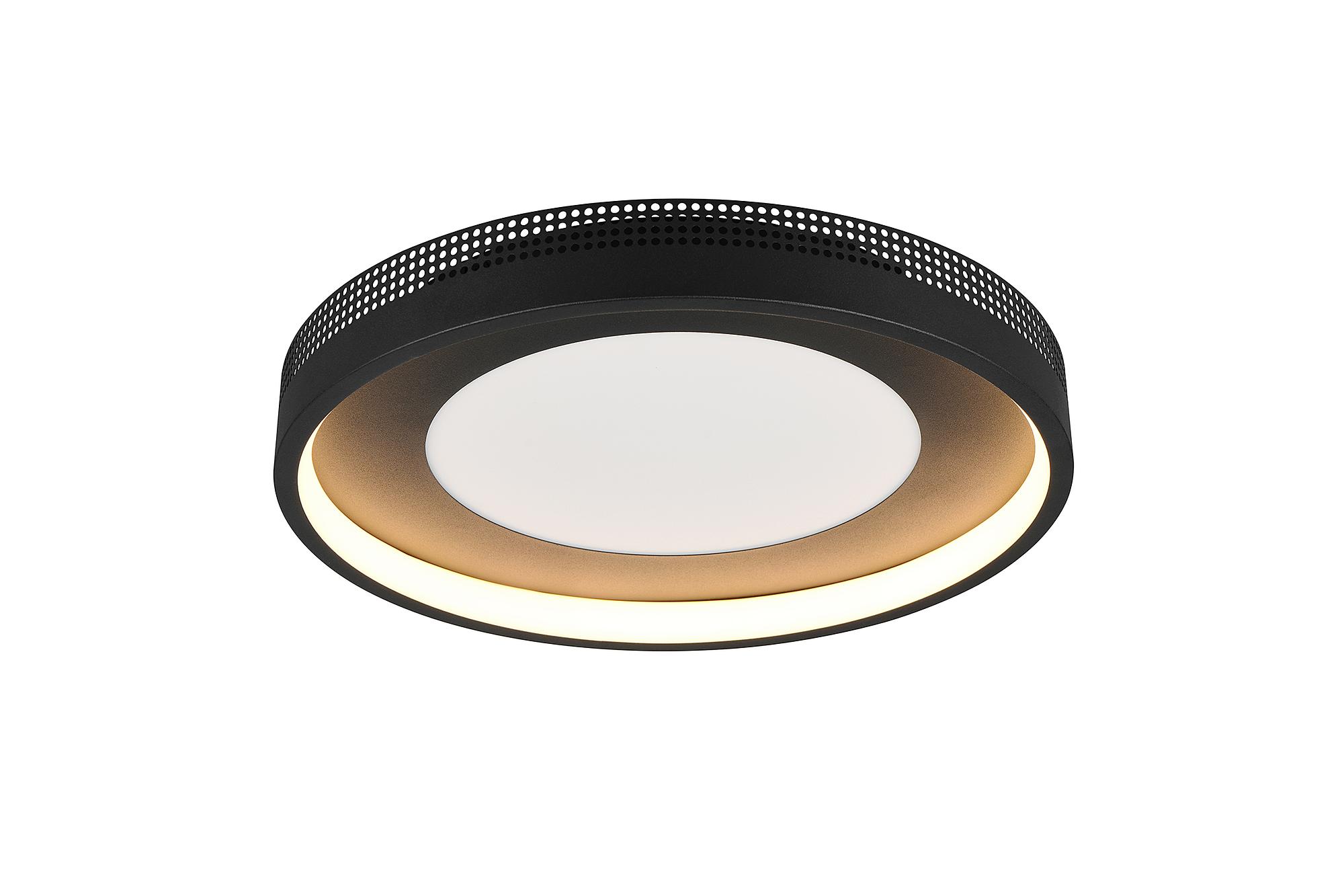 LED ceiling light Solea Polycarbonate Iron Black 4