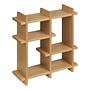Catlett Cup Shelf Veneered Oak 1