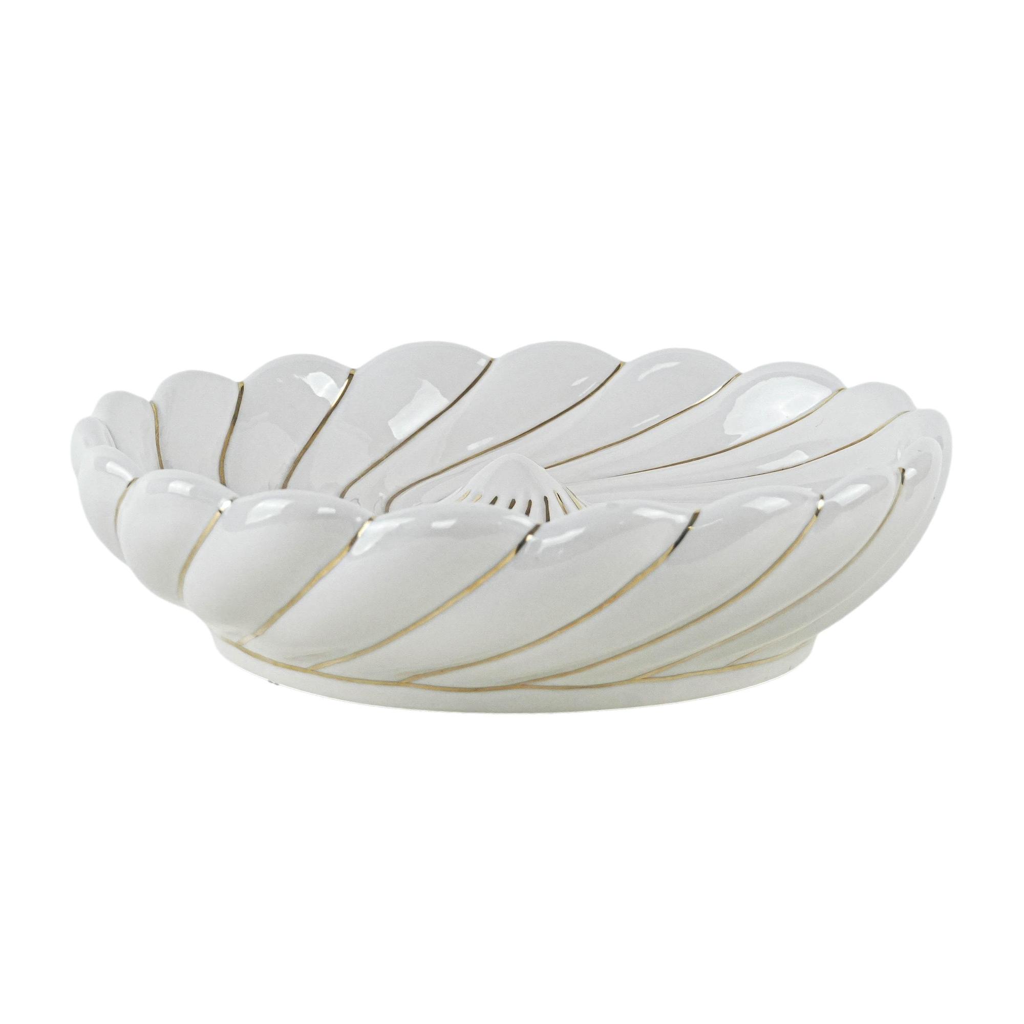 Ceramic bowl Cream 1980s 0