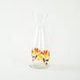 Glass carafe Red 1970s 4
