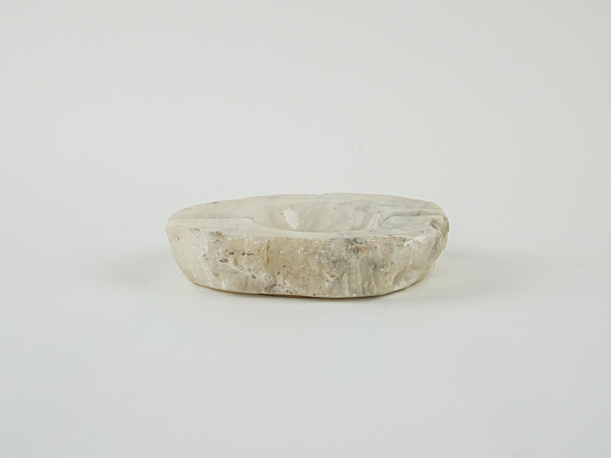 Onyx ashtray Beige 1970s 4