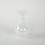 Glass vase White 1960s 2