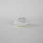 Decorative porcelain shell-shaped bowl White 1970s 2