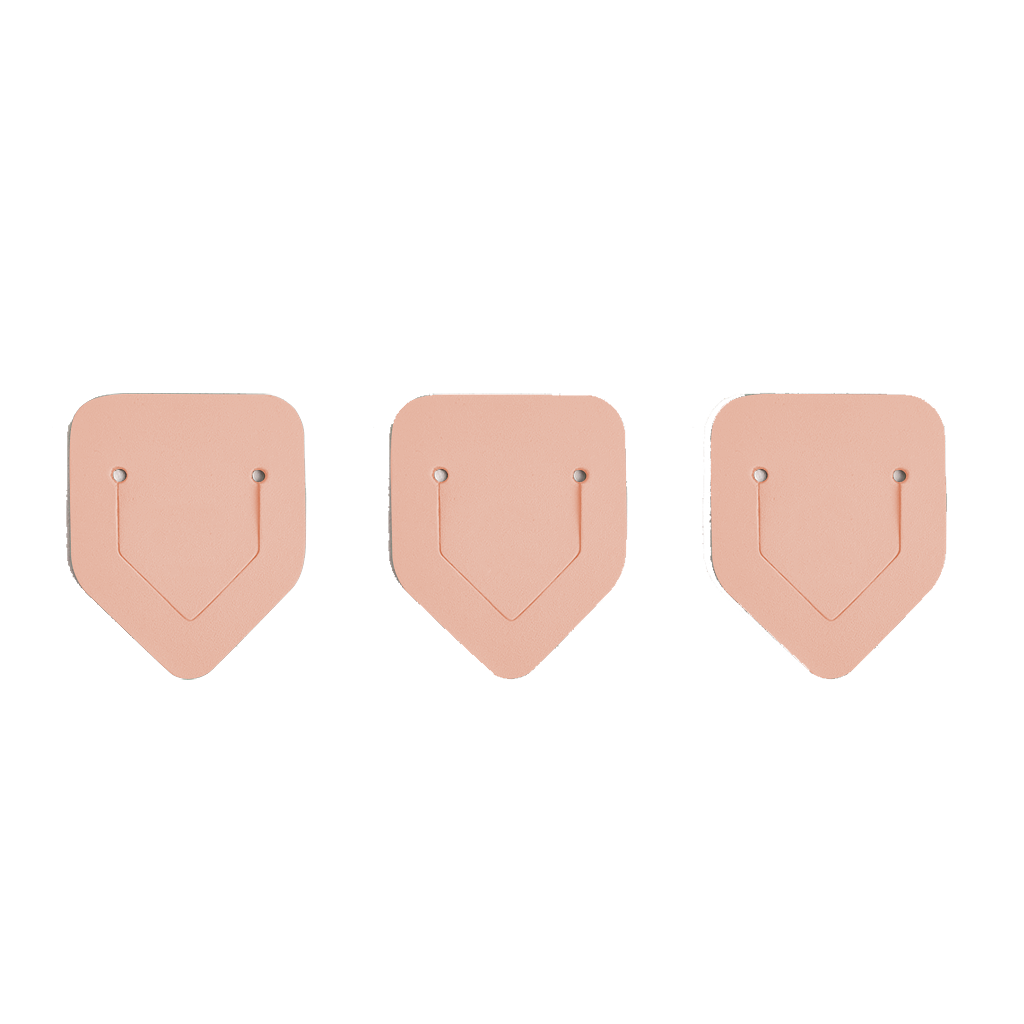 3x Urban Lesezeichen 100% Recyceltes Leder Rosa 0