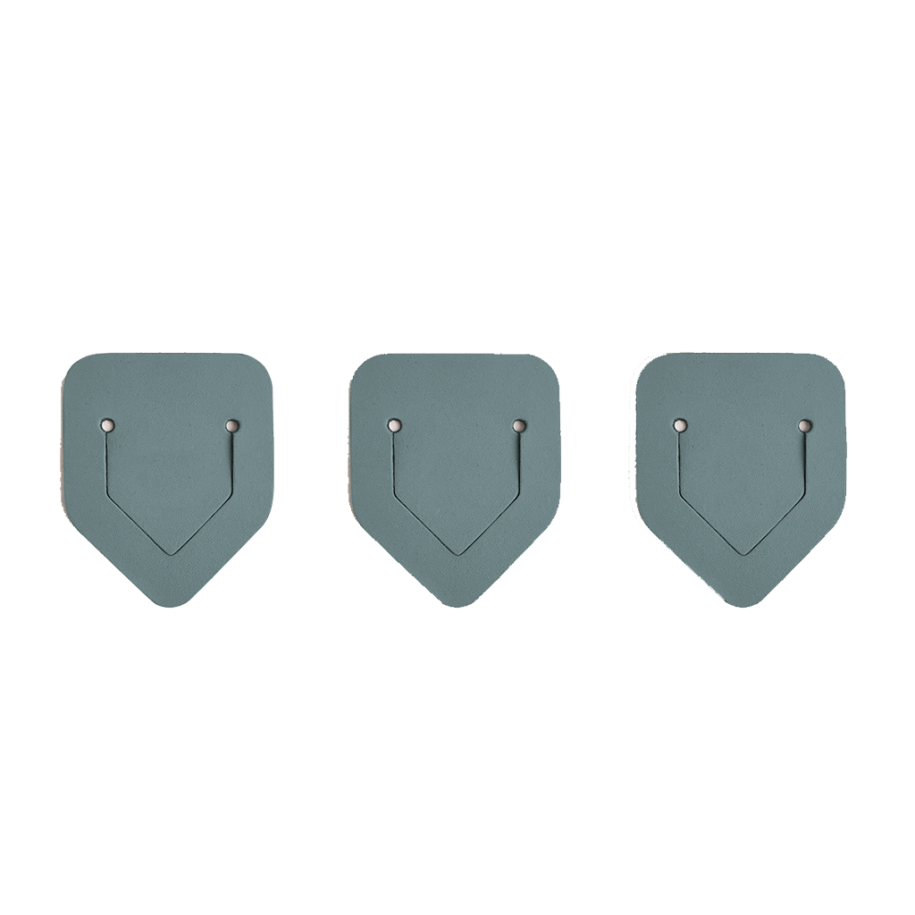 3x Urban Bookmarks 100% Recycled Leather Eucalyptus 0