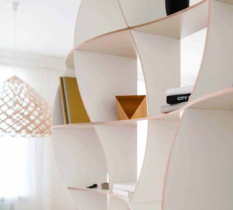 DUNE Bookshelf S White 2