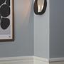 Glim Candle holder Mirror glass Steel Black 6