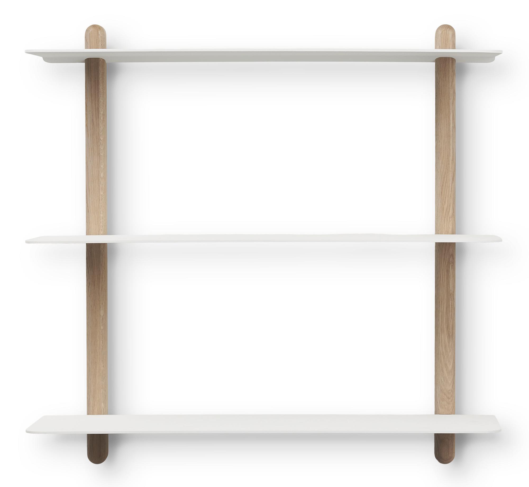 Nivo LargeA Regal Holz AluminiumBraun 0