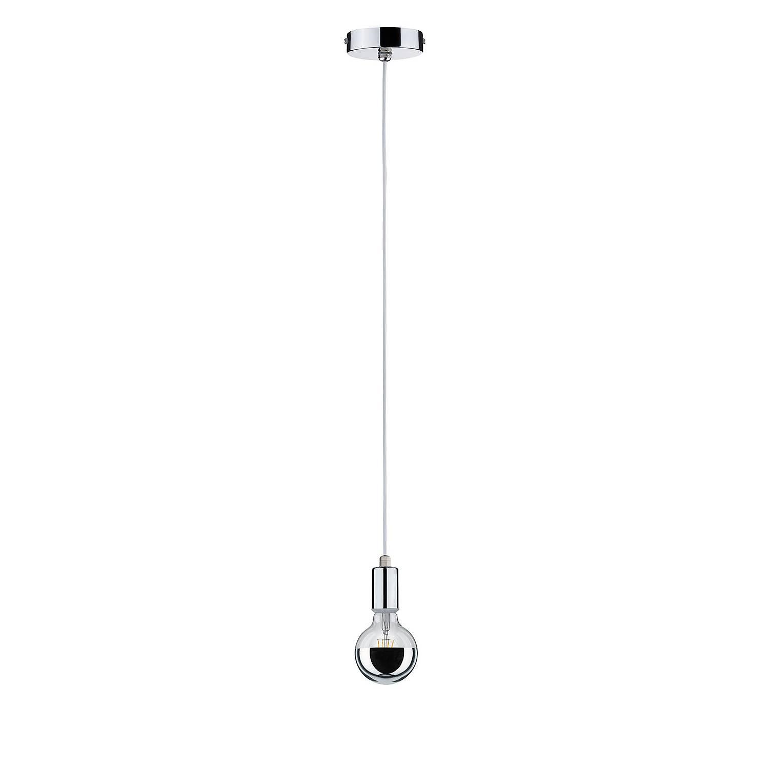 1-Flammig Larus Pendant Lamp Chrome Silver 1
