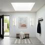 Krim Battery-powered wall lamp Dimmable incl. Remote control White 2
